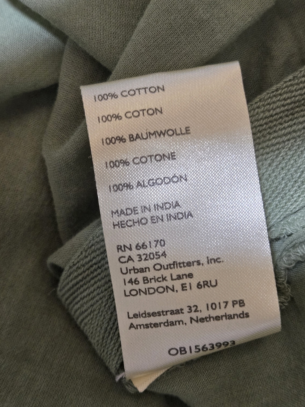 We The Free Quilted-Yoke Button-Down Shirt - Sage Green - Picture 9 of 9